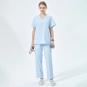 Nouveaux ensembles de gommages pour infirmières pour femmes uniformes médicaux vêtements de travail pour hôpital clinique dentaire Salon de beauté Spa accessoires tricotés - Product Image 3