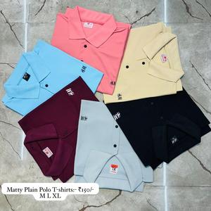 T-shirts polo Matty Plain: un classique à la texture moderne - Product Image 3