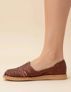 Mocasines de Cuero Trenzado para Mujer, Zapatos Casuales Sin Cordones, Ligeros, Transpirables, con Suela Plana para Uso Diario - Product Image 5