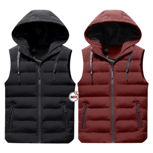 เสื้อกั๊กพัฟเฟอร์บาง กันน้ำ กันลม อุ่น ซิปหน้า ไม่มีแขน มีกระเป๋า สไตล์ลำลอง เสื้อคลุมสตรีทแวร์ สำหรับฤดูใบไม้ร่วงและฤดูหนาว - Product Image 6