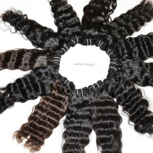 Extensiones de cabello humano natural 100%, sin enredos, sin derramamiento, cabello virgen, cabello humano vietnamita crudo - Product Image 2