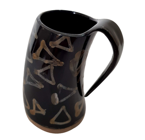 Sustainable Buffalo Horn <b>Mug</b> Drinking Horn Beer <b>Mug</b> Custom Natural <b>Black</b> Color Water Buffalo Horn <b>Mug</b> - Product Image 3