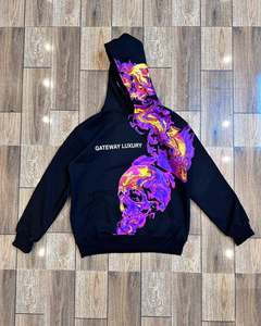 Sweat à capuche oversize Speedy Industry 100 % coton molletonné 500 GSM, séchage rapide, anti-plis, respirant, écologique, pour l'hiver - Product Image 4