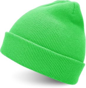 Elegante gorro de invierno de lana acanalada, gorro cálido transpirable ligero, ideal para viajes deportivos y uso diario al aire libre - Product Image 1