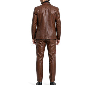Trajes de Cuero para Hombre, Material Duradero, Ajuste Cómodo, Diseño Elegante, Perfecto para Viajes, Oficina y Eventos Especiales - Product Image 3