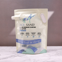 1kg 2kg 5kg sac d'emballage de riz en plastique PE alimentaire imprimé personnalisé avec bec verseur avec poignée en plastique sac pour l'emballage de riz
