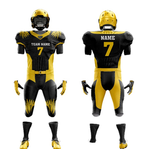 Uniforme de football américain de haute qualité conçu pour les matchs compétitifs avec des coutures renforcées et des zones de mobilité - Product Image 5