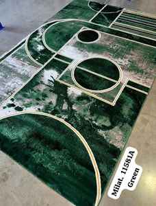 Alfombra de Pelo Sintético Adiva, Tejida en Jacquard, Lavable, Antideslizante, con Base de Yute, para Oficina, de Gaziantep, Turquía - Product Image 4