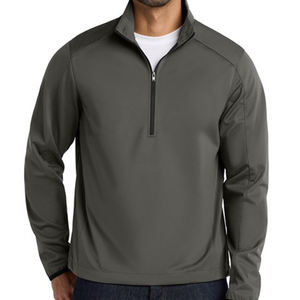 Sweat-shirt surdimensionné personnalisé pour homme, style streetwear, col montant, fermeture éclair 1/4, polaire, manches longues, sweat-shirt à capuche - Product Image 2