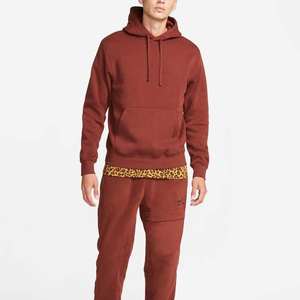 Nueva moda para hombre XL Otoño Invierno blusa informal con capucha manga larga suelta Color sólido polar Top bordado estilo callejero - Product Image 4