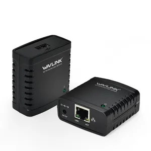 Wavlink baru 10/100Mbps Ethernet ke USB 2.0 jaringan RJ45 LPR kabel cetak Server Wavlink NU72P11