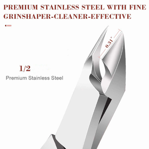 Professional Factory Prices Luxury <b>Nail</b> Nipper Stainless Steel Sharp Edge Wide Jaw Opening Durable Finger <b>Cutter</b> <b>Thick</b> <b>Nail</b> - Product Image 5