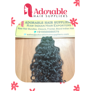 Paquets de cheveux Remy vierges indiens en gros | Styles bouclés, droits et crépus lâches | Extensions de cheveux humains de 12 à 30 pouces en vrac - Product Image 2