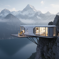 Maison préfabriquée de luxe en conteneur, capsule portable pour une vie moderne et écologique