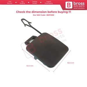 Cubierta de Gancho de Remolque para Parachoques Delantero BSP1030 2G0807241 para Polo MK6 2018 2021 - Product Image 6