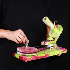 Enrouleur de fil de résine multicolore marbré à la main et outil de tricot rapide pour les tricoteurs - Product Image 3