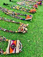 Collier ras du cou à chaîne Banjara fait à la main, collier Kuchi Style Boho de danse du ventre, collier de bijoux gitane tribal