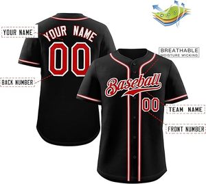 Camiseta de equipo de uniforme de béisbol transpirable hecha a medida, diseño propio, sublimación, conjunto de impresión Digital, ropa deportiva - Product Image 4