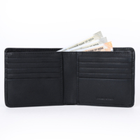 VAND Dompet Lipat Dua Kulit Sapi Premium Pria dengan RFID Blocking, Multifungsi, Fashion, Pendek, Kapasitas Besar, Ultra Tipis