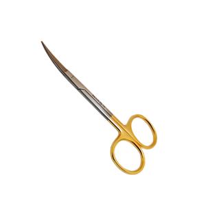 Tijeras Iris Curvas de Acero Inoxidable de Alta Calidad con Puntas de Carburo de Tungsteno para Procedimientos Médicos, Oftalmológicos y Quirúrgicos - Product Image 2