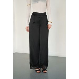 กางเกงขายส่งผ้าซาตินขอบลูกไม้ - [object Object] - Product Image 4