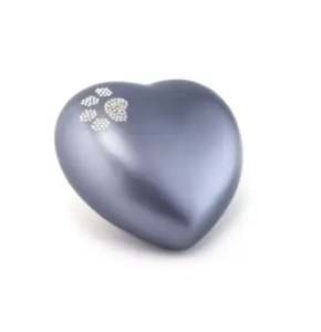 Venta caliente urna de cremación en forma de corazón para mascotas adultas de latón y caja funeraria para decoración del hogar - Product Image 1