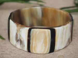 Gran oferta, brazaletes de cuerno de búfalo pulidos brillantes hechos a mano, pulsera de joyería de cuerno de vaca a la moda por artesanía de media luna - Product Image 3