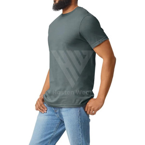 Camisetas de Gimnasio Más Vendidas para Hombre y Ropa Deportiva, 100% Poliéster, Tinte Liso, Camisetas de Entrenamiento Personalizadas con Cuello Redondo - Product Image 4