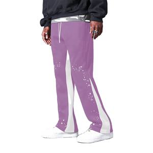 Pantalones Deportivos de Pierna Ancha Estilo Bootcut al por Mayor OEM, Fabricante de Ropa Urbana, Pantalones Deportivos Personalizados, Pantalones Deportivos Acampanados para Hombre - Product Image 1