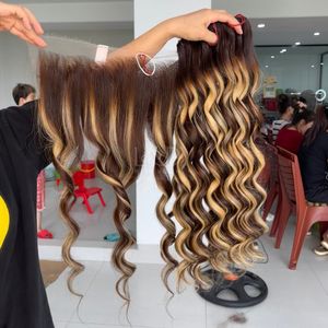 ชุดช่อผมสีแบบเด้งดึ๋งพร้อมหน้าผากและมัดเพื่อทำวิกผมให้2025 - Product Image 2