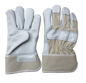 ถุงมือนิรภัยแบบหนาหนังวัวพร้อมสนับมือและสนับมือ - Product Image 1