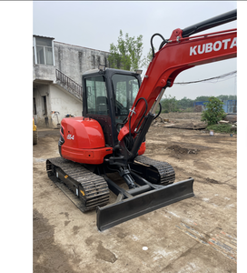 Mini excavadora usada de 5 toneladas con certificación CE, excavadora usada Kubota U55-4 de segunda mano en venta - Product Image 5