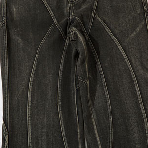 Alta calidad de primera calidad al por mayor nueva moda suelta recta lavado holgado hombres pantalones vaqueros casuales personalizados pantalones vaqueros - Product Image 2