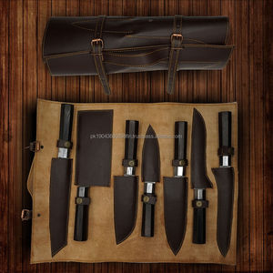 ชุดมีดเชฟ5ชิ้นสไตล์ญี่ปุ่นมีดทำครัวมืออาชีพด้ามไม้โรสวูดสแตนเลสผลไม้ - Product Image 2