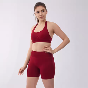 Venta al por mayor personalizado elástico mujeres gimnasio Fitness Yoga conjuntos de alto impacto Sujetador deportivo para las mujeres - Product Image 1