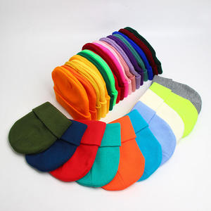 Gorros de ciclismo para actividades al aire libre con logotipo personalizado de alta calidad, gorros de fábrica jacquard, gorros lisos cálidos para mujeres y hombres - Product Image 3