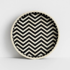 Plateau d'incrustation d'os d'approvisionnement en gros pour décor de table à café ou utilisation de collations disponible chez Worldwide Supply from India - Product Image 1