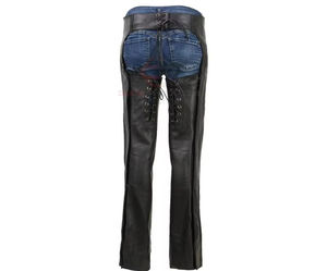 Chaparreras de Cuero Completo para Equitación, Talla Grande, Impermeables, Equipo Profesional de Cuero para Montar a Caballo - Product Image 6