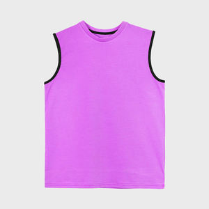 RTS <b>Men's</b> Plus Size Sleeveless Tank Top 100% Polyester Quick Dry Breathable Lightweight Knitted for Running Gym Workouts - Product Image 1