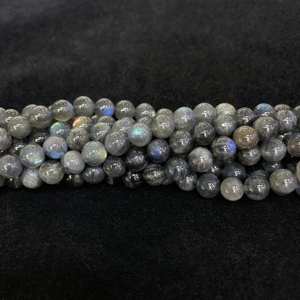 Cuentas de labradorita llamativas y genuinas, hebra de cristal Natural para protección del Aura, impulso de la intuición, fabricación de joyas, uso de regalo de meditación - Product Image 5