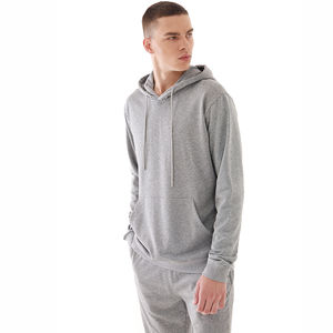 เสื้อฮู้ดผ้าคอตตอนโอเวอร์ไซส์สำหรับผู้ชายเสื้อฮู้ดผ้าคอตตอนเนื้อนุ่มระบายอากาศได้ดีออกแบบได้ตามที่ต้องการดีไซน์100% ได้ตามต้องการ - Product Image 4