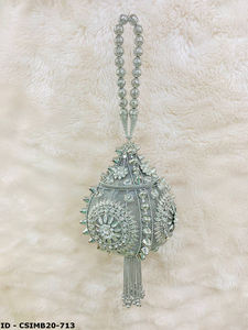 Sac de soirée élégant de luxe en pierre de cristal et en métal pour les occasions haut de gamme glamour des femmes - Product Image 3