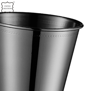 แก้วทัมเบลอร์สแตนเลสสีเงินแก้วเบียร์ Julep ทำจากโลหะสำหรับถ้วยมิ้นท์ - Product Image 5