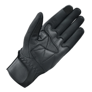 Guantes de cuero de vaca perforados con pantalla táctil para motocicleta con protección para nudillos - Product Image 5