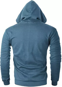 เสื้อฮู้ดผู้ชายขายส่ง รับทำโลโก้ เสื้อผ้าลำลองฤดูหนาว คุณภาพสูง ผ้าฝ้ายฟลีซ 100% ดีไซน์กระเป๋า ระบายอากาศได้ดี - Product Image 2