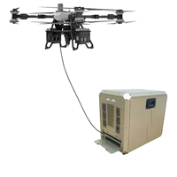 Système de drone connecté 18 kW pour UAV à charge utile élevée, fonctionnement 24/7 avec alimentation stable à conversion AC-DC
