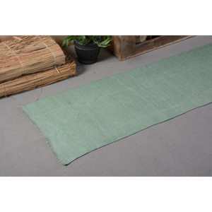 Tapis Turc Vintage Moderne 1.9 X 12.6ft Classique Grande Surface Laine Verte Abstrait Rectangle Motif Latex Dos Vert Tapis de Chambre 4m - Product Image 5