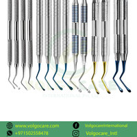 Set Alat Kuret Tulang Bedah Gigi Manual Stainless Steel 16 Pcs Terbaru dari Lucas dengan Gaya Unik