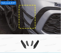 YICKU Kit Carrosserie en Fibre de Carbone Sec pour Golf 8 GTI Style TAKD : Lame Avant, Diffuseur Arrière, Canards, Jupes Latérales, Spoiler Noir