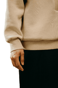 Pull-over surdimensionné minimaliste de haute qualité pour hommes, sweat-shirt personnalisé toutes saisons, vêtements de détente chauds avec capuche, teints en couleur unie pour l'hiver - Product Image 5